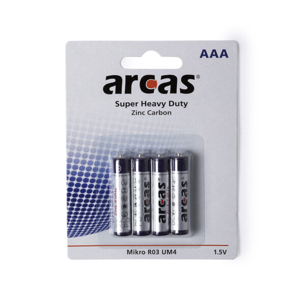 Blister 4 Pilas 1,5V AAA/ R03 - Imagen 2