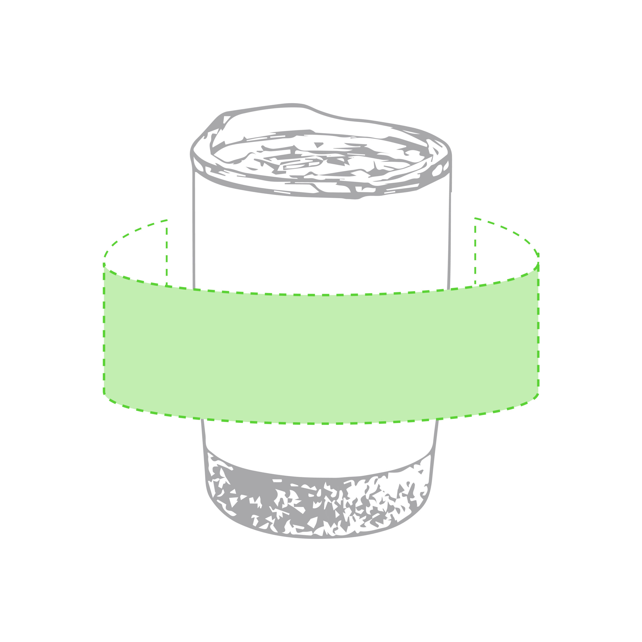Alrededor del vaso