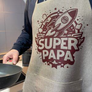 Delantal Superpapa. regalo día del padre